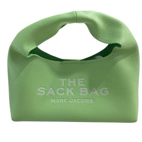 MARC JACOBS The Sack Bag Mini Green‎ Leather Purse with Pouch NWOT - Picture 3 of 9